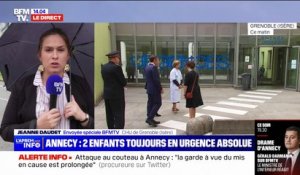 Attaque à Annecy: deux des quatre enfants blessés toujours en urgence absolue