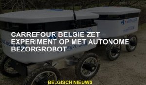 Carrefour Belgium zet experiment op met autonome afleveringsrobot