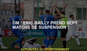 OM: Eric Bailly prend sept jeux de suspension!