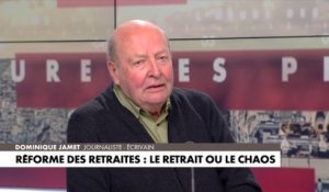 Dominique Jamet : «C’est un problème de voir un président qui est minoritaire dans le pays demander à un gouvernement minoritaire à l’Assemblée d’imposer une retraite que la majorité désapprouve»