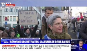 Sandrine Rousseau: "Les jeunes vont être les premiers concernés par la réforme"