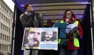 Bruxelles : manifestation pour la libération d'un Belge détenu en Iran