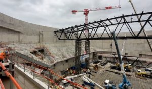 JO 2024 : au cœur du chantier de l'Arena de la Chapelle, seul site sportif construit à Paris
