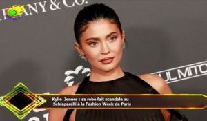 Kylie Jenner : sa robe fait scandale au  Schiaparelli à la Fashion Week de Paris