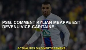 PSG: Comment Kylian Mbappé est devenu vice-capitaine