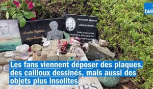 Mort de Louis de Funès : 40 ans après, des centaines d'admirateurs viennent sur sa tombe