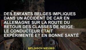 Enfants belges impliqués dans un accident de bus en Allemagne sur la route du retour des cours de ne