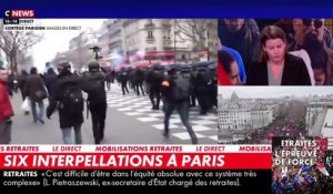 Réforme des retraites : Les images des incidents à Paris le mardi 31 janvier 2023