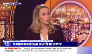 Marion Maréchal sur les retraites: "Emmanuel Macron reprend un certain nombre de propositions qui avaient été faites par Éric Zemmour à l'époque"