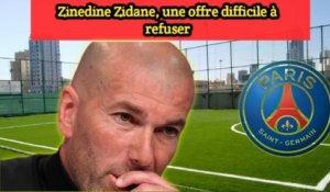 Zinedine Zidane ne serait resté indifférent à l’approche des dirigeants parisiens