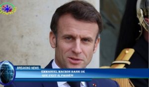 Emmanuel Macron banni de  que s'est-il passé??