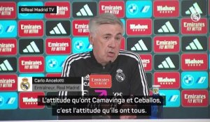 Real Madrid - Ancelotti loue le travail de Camavinga