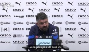 Valence - La grosse mise au point de Gattuso : "Je ne pars pas, je suis ici"
