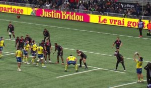 TOP 14 - Essai de Fritz LEE (ASM) - LOU Rugby - ASM Clermont - Saison 2022:2023