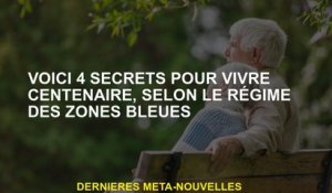Voici 4 secrets pour vivre un centenaire, selon le régime des zones bleues