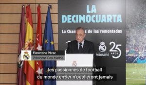 Real Madrid - Pérez : "Personne n'oubliera jamais la 14ème Ligue des champions du club"