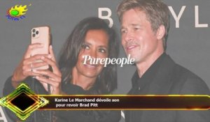 Karine Le Marchand dévoile son  pour revoir Brad Pitt