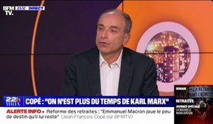 Jean-François Copé à propos de Laurent Wauquiez: "On ne l'entend pas" sur la réforme des retraites