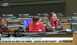 Audition à l'Assemblée nationale - Réforme des retraites : Olivier Dussopt auditionné sur la question des femmes