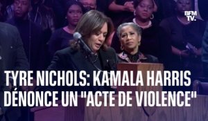 Mort de Tyre Nichols: Kamala Harris dénonce un "acte de violence" de la police