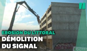 En Gironde, la démolition du Signal est un symbole de l'érosion côtière
