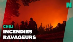 Au Chili, plus de 200 incendies continuent de faire rage