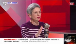 Affaire Bayou: Sandrine Rousseau affirme qu'elle "continuera à soutenir la parole des femmes"