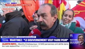 Retraites: Philippe Martinez appelle à des grèves "plus dures, plus nombreuses, plus massives", "si le gouvernement persiste"