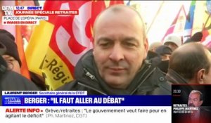 Retraites: Laurent Berger veut "essayer de faire plus fort" dans la mobilisation