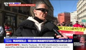 Marseille: 180.000 manifestants dans le cortège selon la CGT