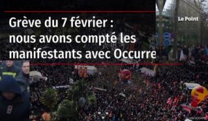 Grève du 7 février : nous avons compté les manifestants avec Occurrence