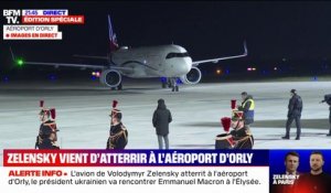 L'avion de Volodymyr Zelensky a atterri à l'aéroport d'Orly