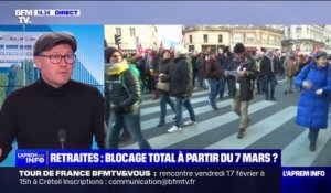 Fabien Villedieu, délégué syndical Sud-Rail, sur la grève reconductible à partir du 7 mars: "Non ce n'est pas une rumeur, on le fera "