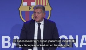 Barça - Laporta : "Nous sommes très heureux avec Dembélé"