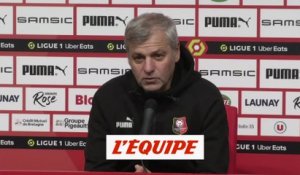 Genesio : « On a des choses à améliorer, on le sait » - Foot - L1 - Rennes