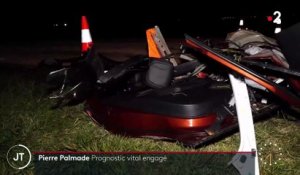 Les terribles images de l'accident de voiture de Pierre Palmade