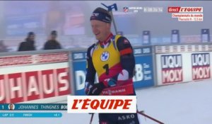 Johannes Boe en or sur la poursuite - Biathlon - Mondiaux (H)