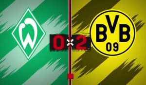20e j. - Dortmund poursuit sa magnifique série en battant le Werder Brême