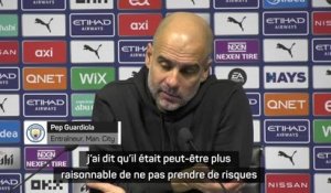 23e j. - Guardiola sur la blessure de Haaland : "Plus raisonnable de ne pas prendre de risques"