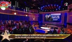Philippe Lacheau et Elodie Fontan embarrassés par les  de Léa Salamé sur leur couple (ZAPTV)