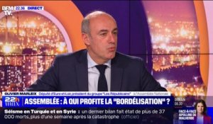 Olivier Marleix sur les incidents à l'Assemblée: "Les Français attendent autre chose que ce spectacle affligeant"