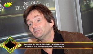 Accident de Pierre Palmade : une blague de  Madénian sur Twitter critiquée, il s'explique