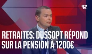 Réforme des retraites: Olivier Dussopt s'explique sur la pension minimum à 1200€