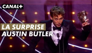 Austin Butler reçoit le BAFTA du meilleur acteur pour son rôle dans Elvis - BAFTAs 2023 - Canal+