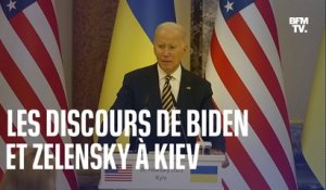 La conférence de presse de Zelensky et Biden à Kiev, un an après le début de la guerre en Ukraine