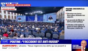 Vladimir Poutine considère "l'Occident et le régime de Kiev" d'être "responsables" des victimes de la guerre