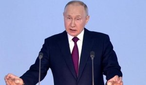 Guerre en Ukraine : « Il est impossible de battre la Russie », clame Poutine dans son discours à la nation