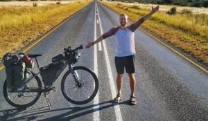Pendant trois mois, il va parcourir la France à vélo, traverser 42 départements et dormir chez des inconnus
