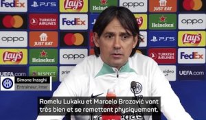 Inzaghi : “Lukaku et Brozović vont très bien”