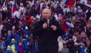 Vladimir Poutine: "Une bataille se déroule sur nos terres historiques"